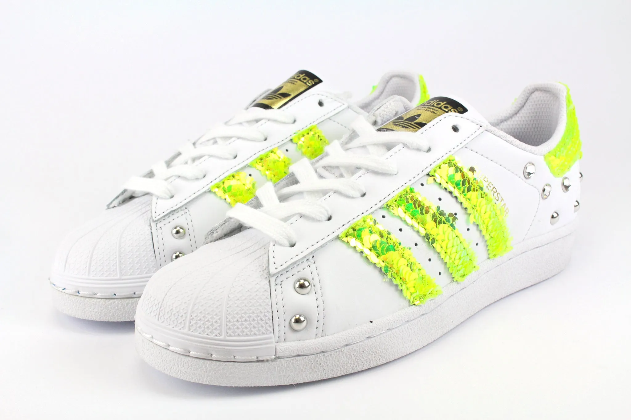 Adidas Superstar Fluo Paillettes Strass & Borchie