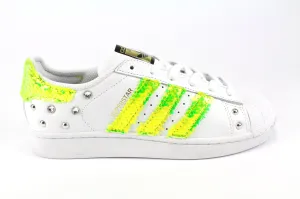 Adidas Superstar Fluo Paillettes Strass & Borchie