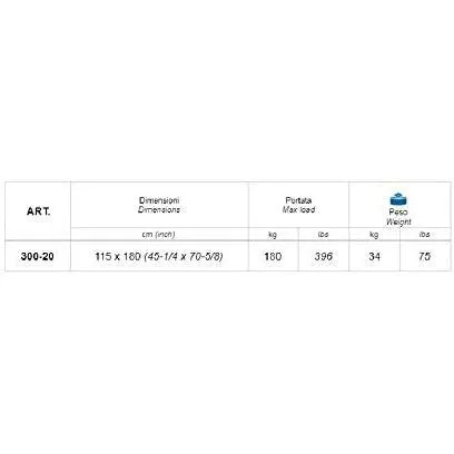 Banco di lavoro Montolit TABLE ONE ART. 300-20 per lastre di grande formato