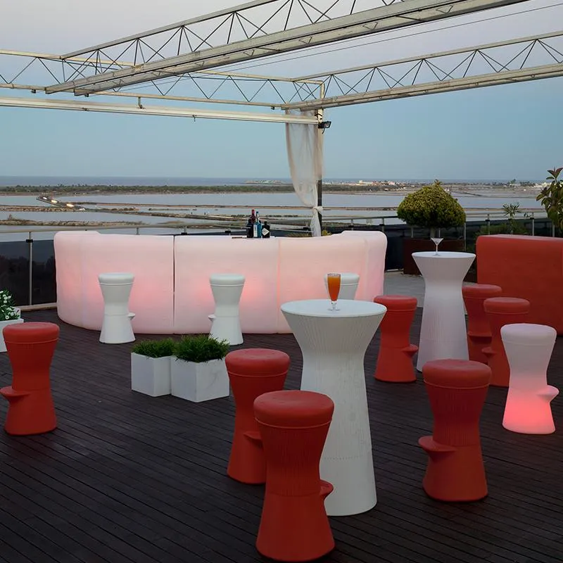 BANCONE BAR CRETA 120 CON LUCE