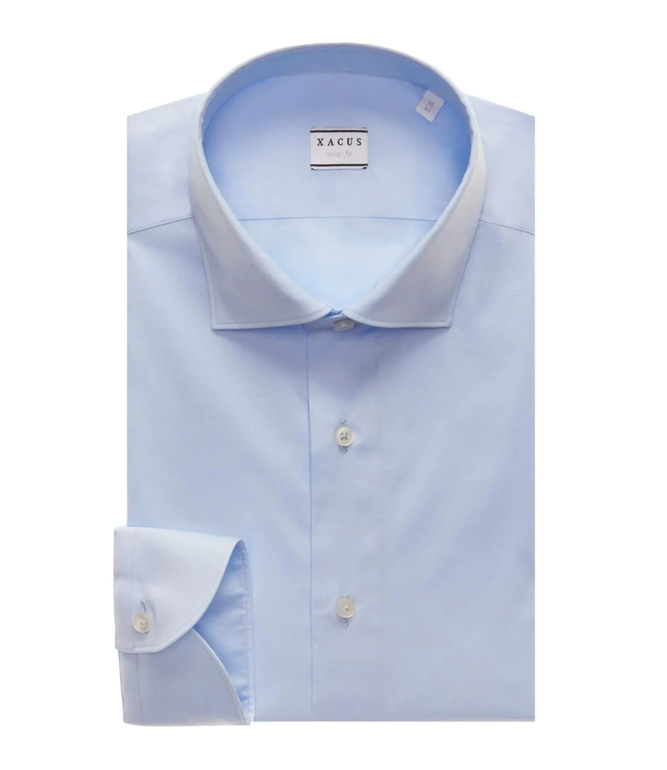 Camicia Xacus celeste taylor fit uomo