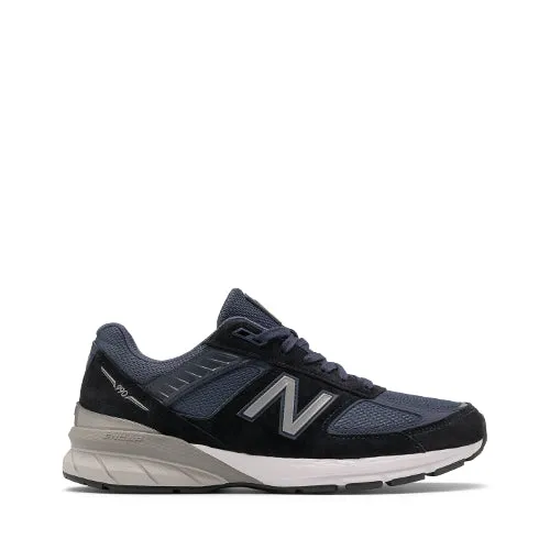 NEW BALANCE SNEAKERS M990NV5 MESH BLU-ARGENTO