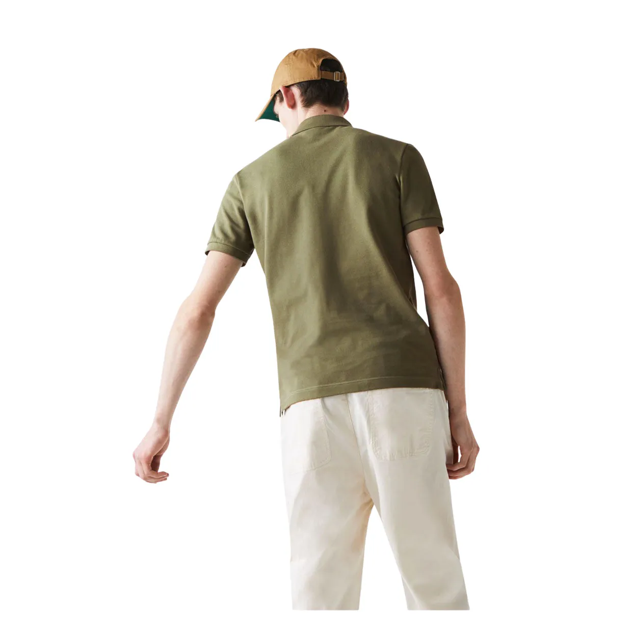 Polo Lacoste Slim Fit Verde Cachi