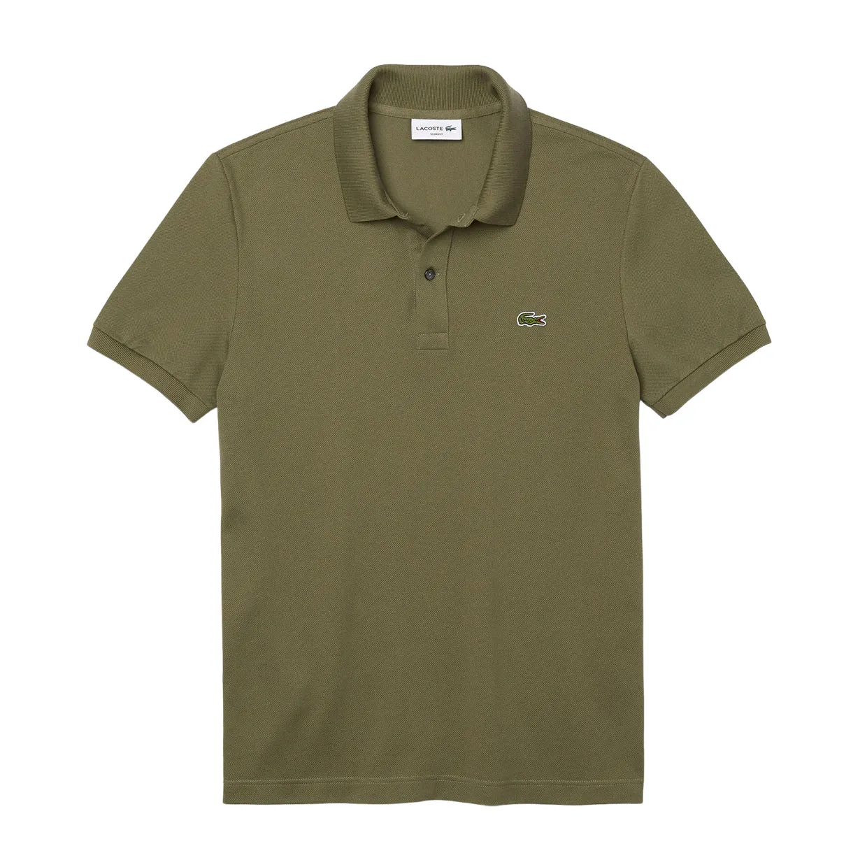 Polo Lacoste Slim Fit Verde Cachi