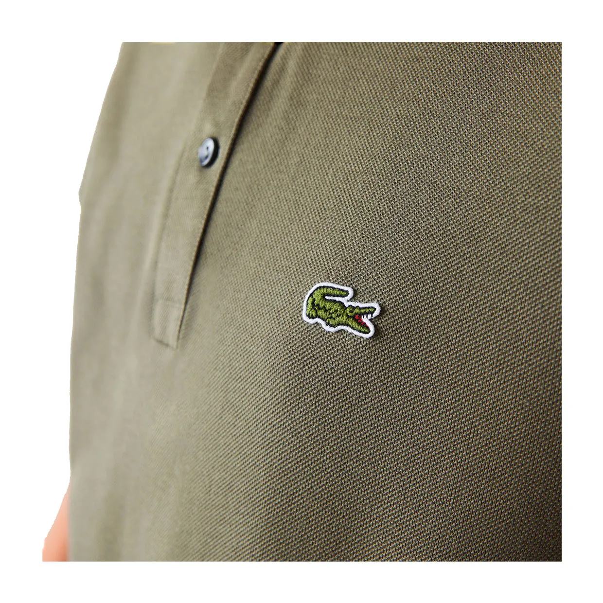 Polo Lacoste Slim Fit Verde Cachi