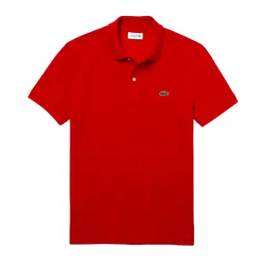 Polo Uomo Lacoste Slim Fit Rosso