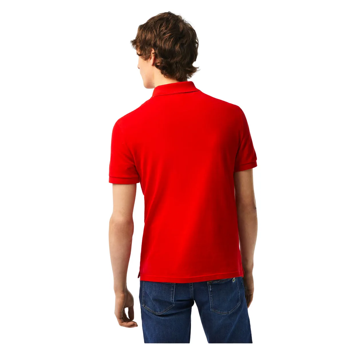 Polo Uomo Lacoste Slim Fit Rosso