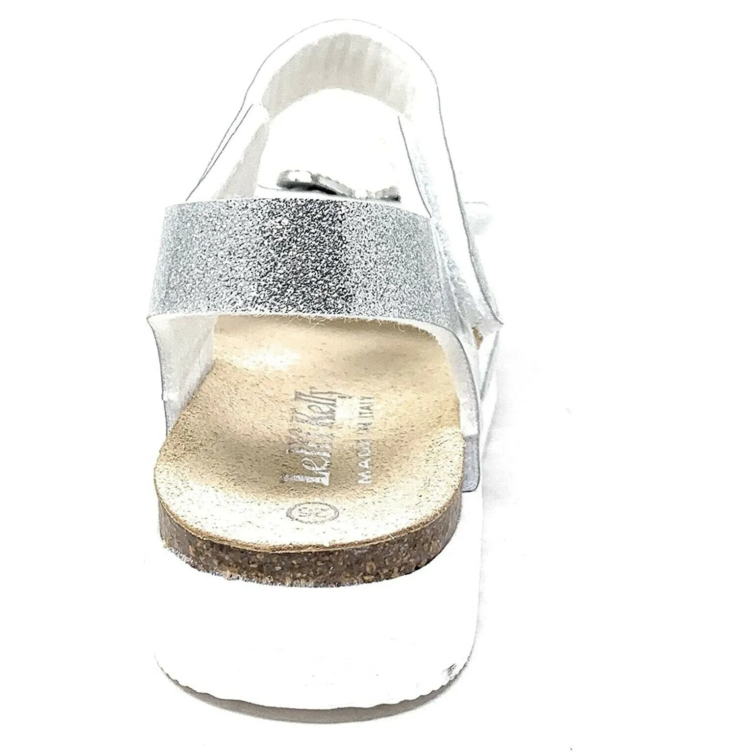 Scarpe da bambina LELLI KELLY - art .1502 FARFALLA - sandali  glitter argento  casual