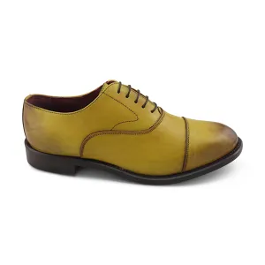 Scarpe Francesine in pelle di vitello lemon