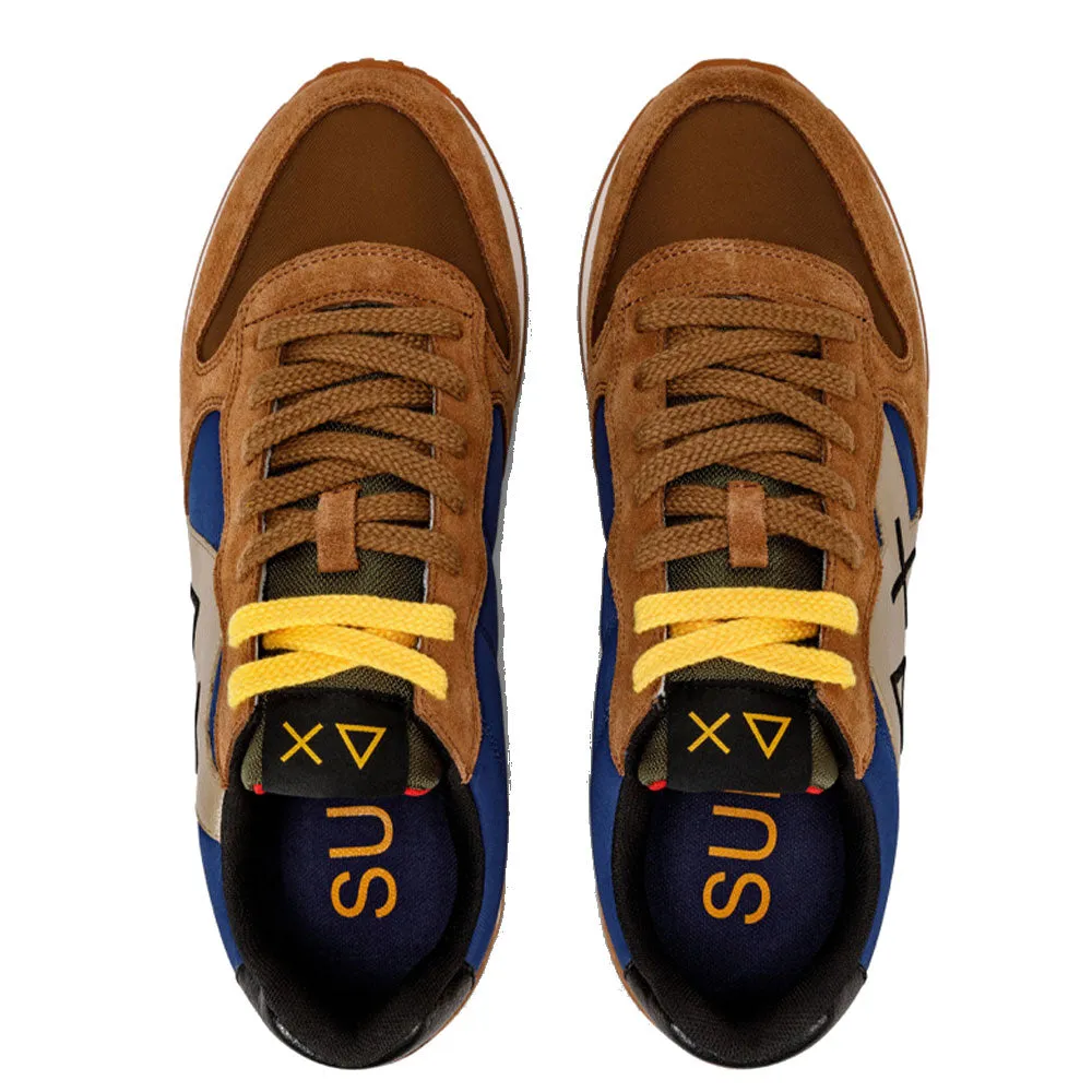 Scarpe Uomo Sun68 Sneakers Jaki Bicolor Navy Blue - Volpe - Z43114