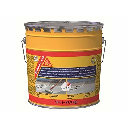 Sika - Sikalastic 612 lt.15 bianca guaina liquida poliuretanica monocomponente