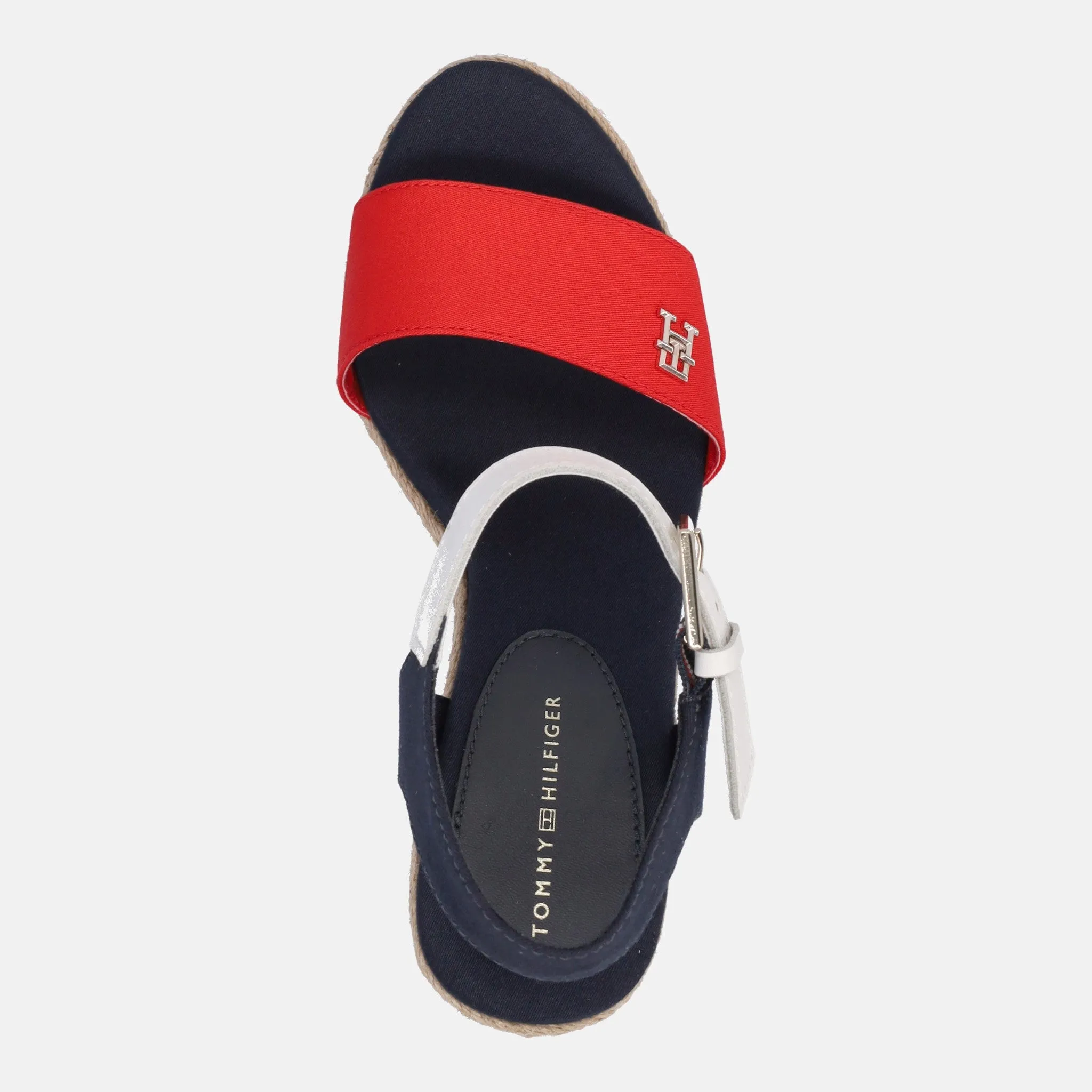 Tommy Hilfiger Striped Wedge Heels