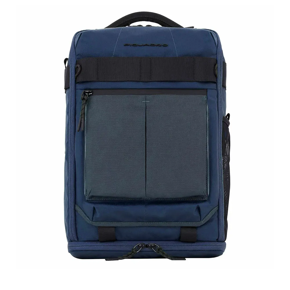 Zaino da Bici PIQUADRO in Nylon Riciclato Blu con Porta Pc 14 Linea Arne - CA5999S125L